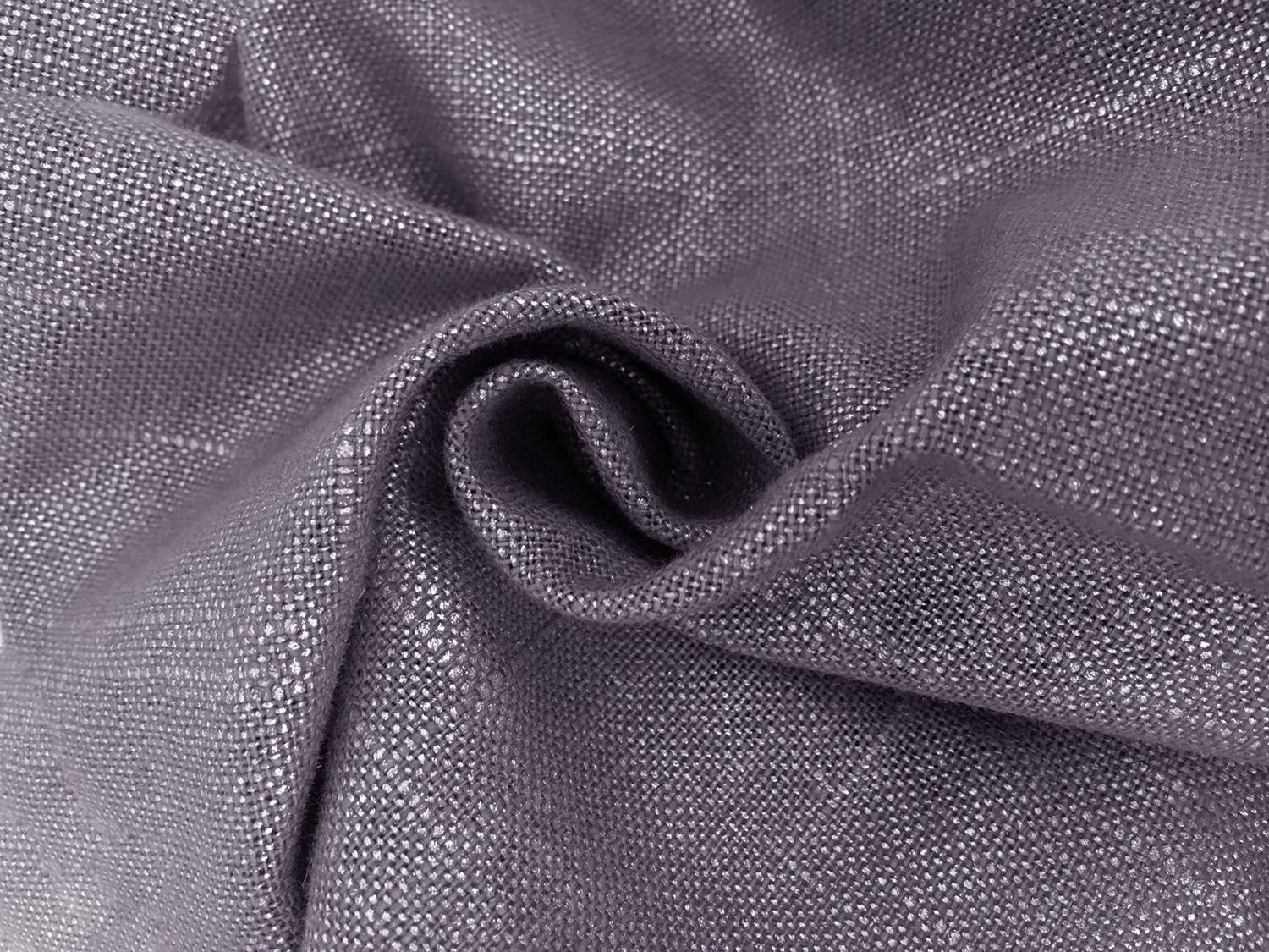 Metallic Linen Cotton Blend in Eclipse1