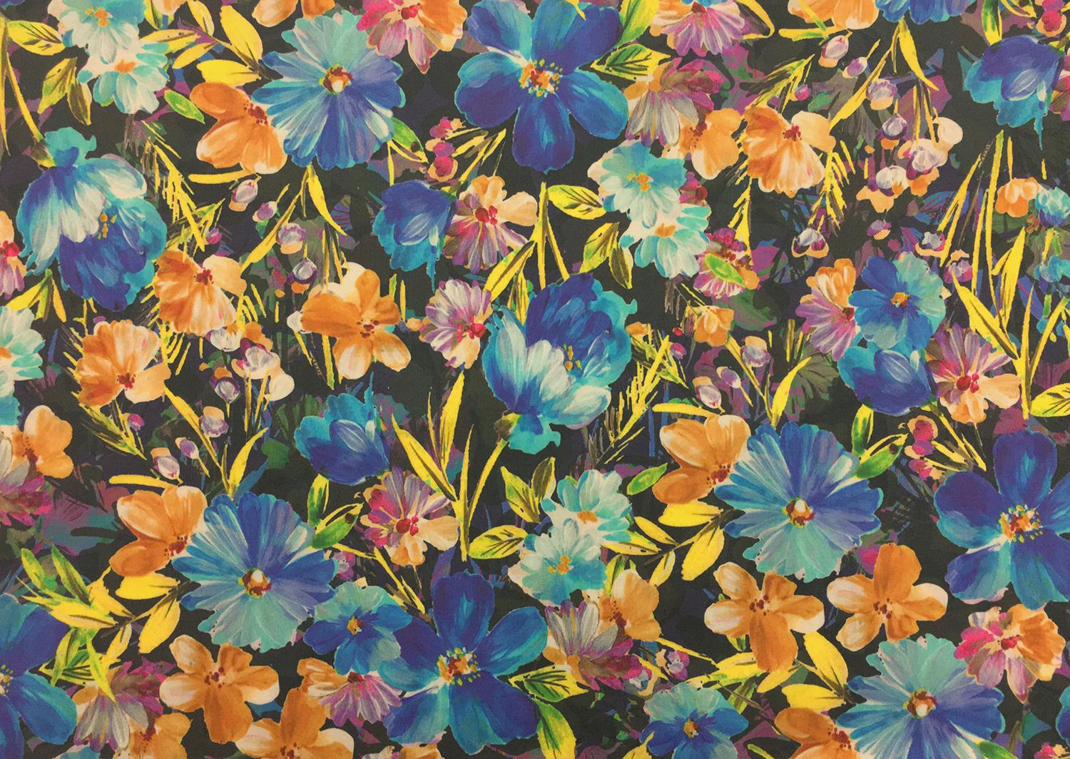 Cotton Lycra Floral Print0