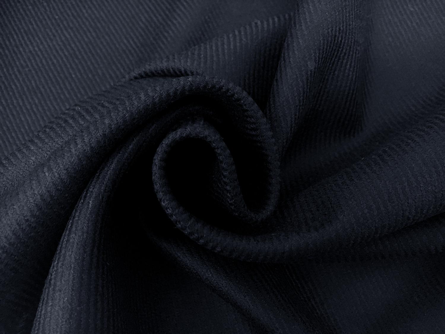 Italian Wool Twill in Navy1