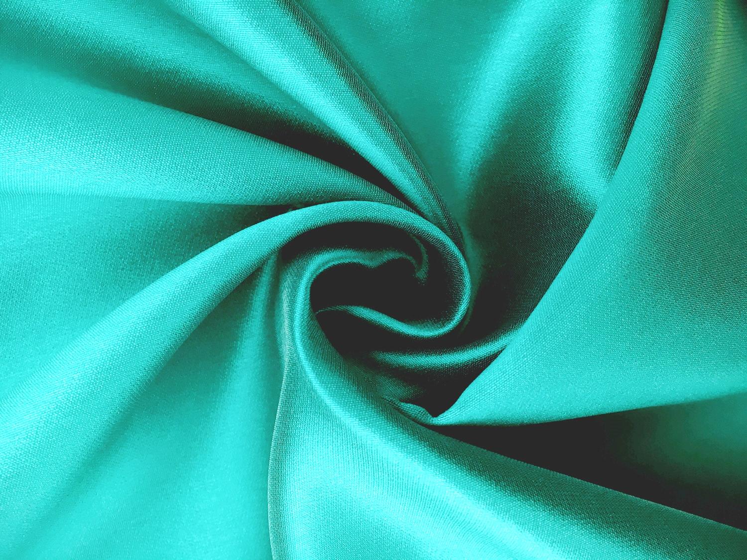 Silk and Polyester Zibeline in Aqua0