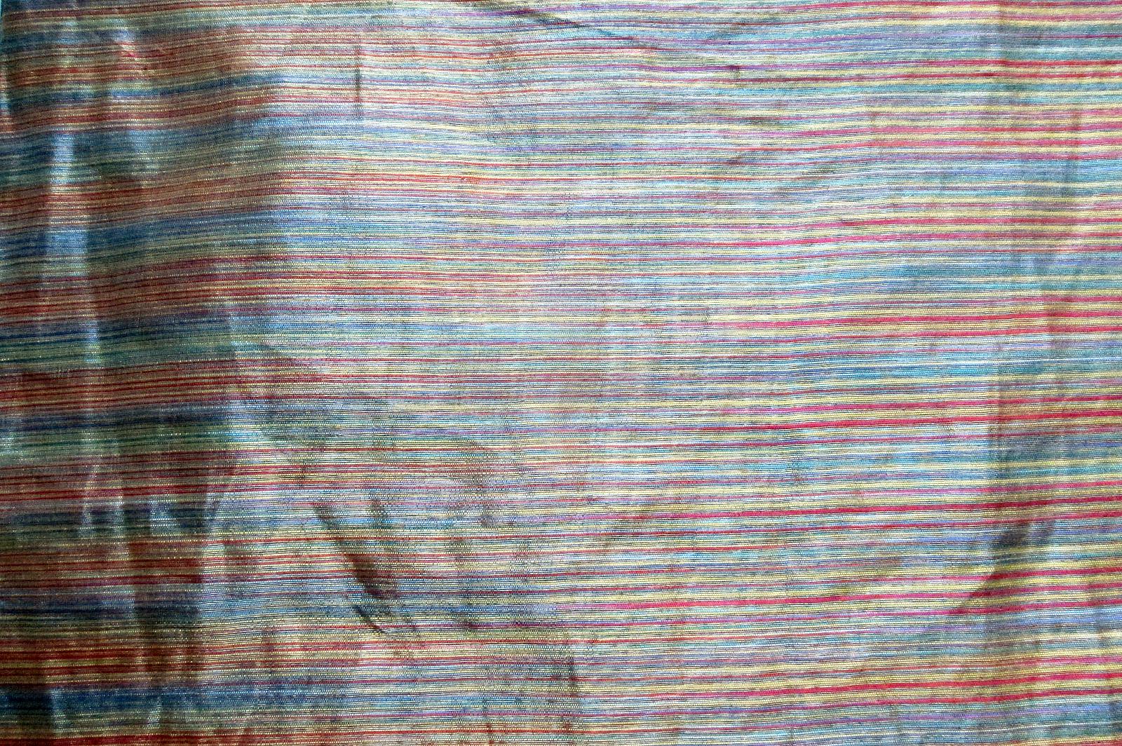 Silk Stripe Blend Organza0