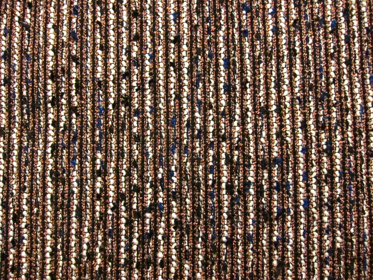 Wool Blend Metallic Tweed0