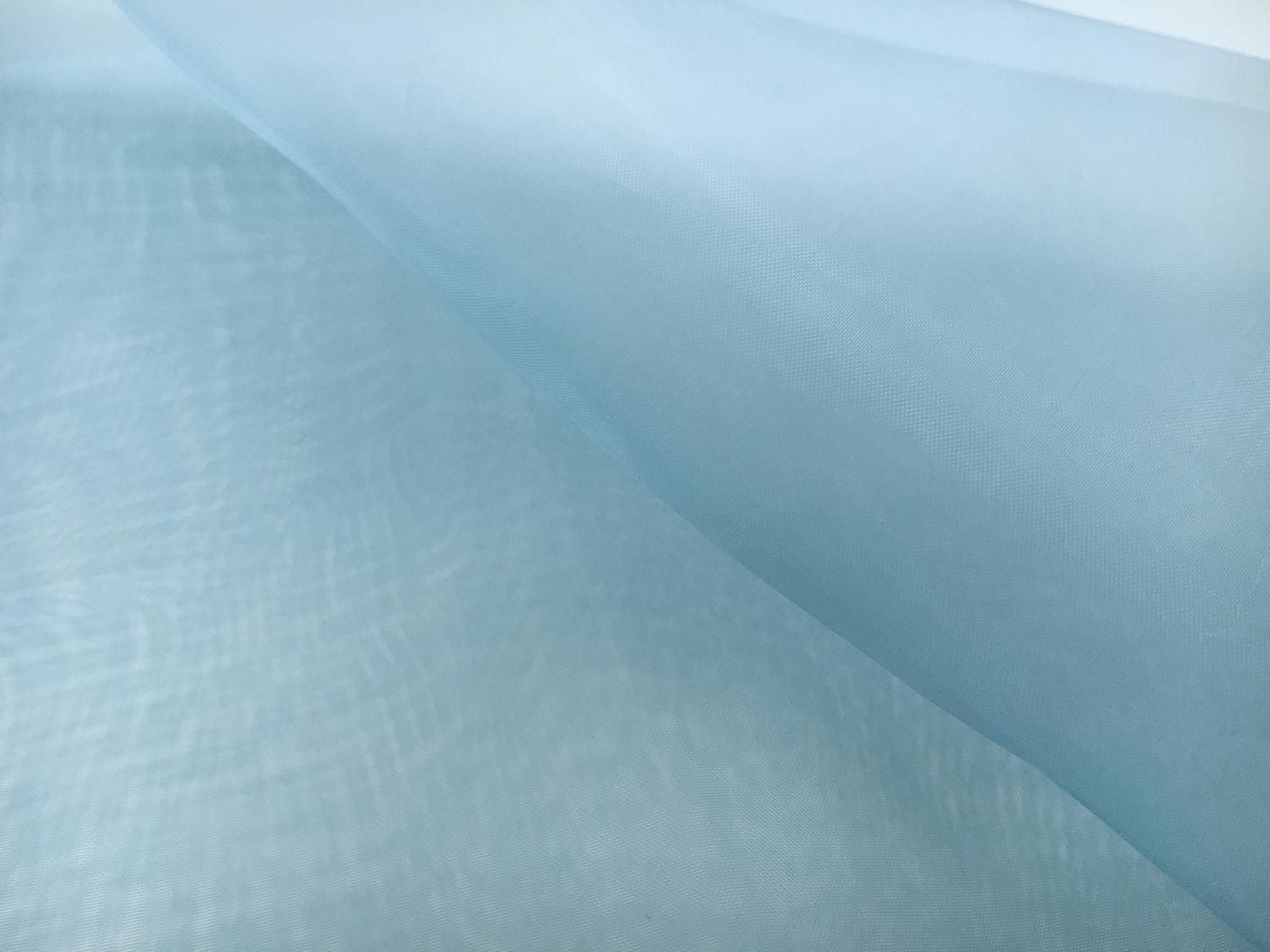 Japanese Polyester Extra Fine Organza in Powder Blue2