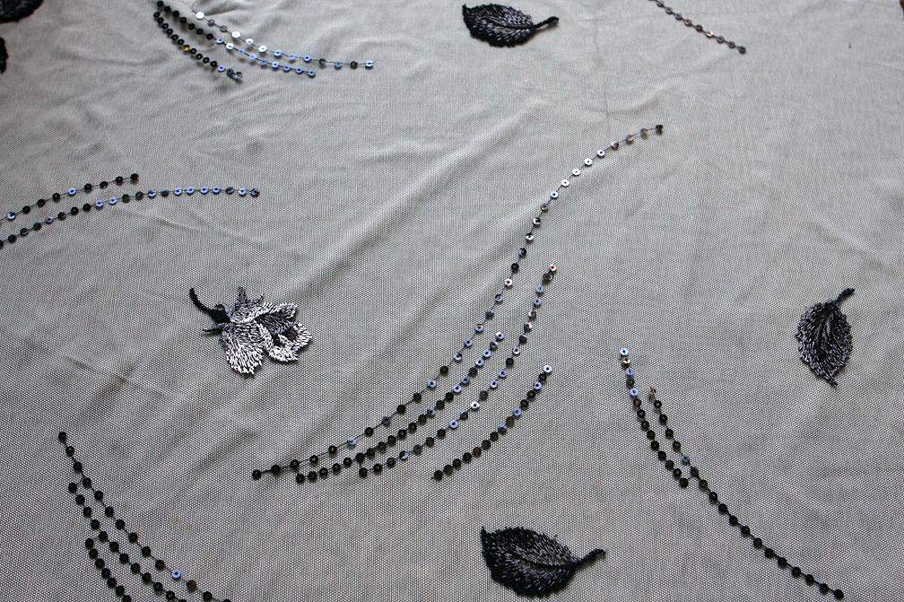 Embroidered Illusion with Sequins2
