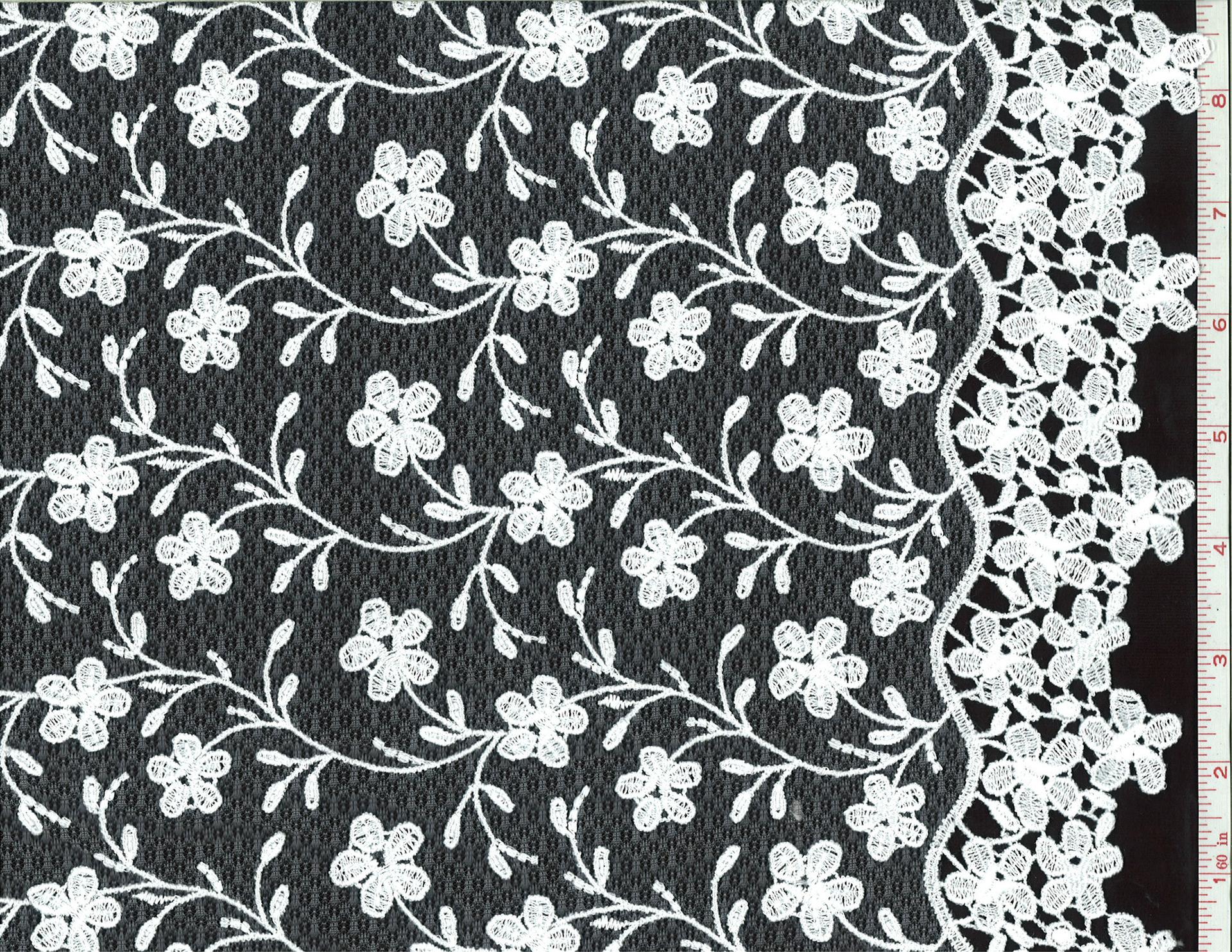 EMBROIDERED SOUFFLÉ NET0