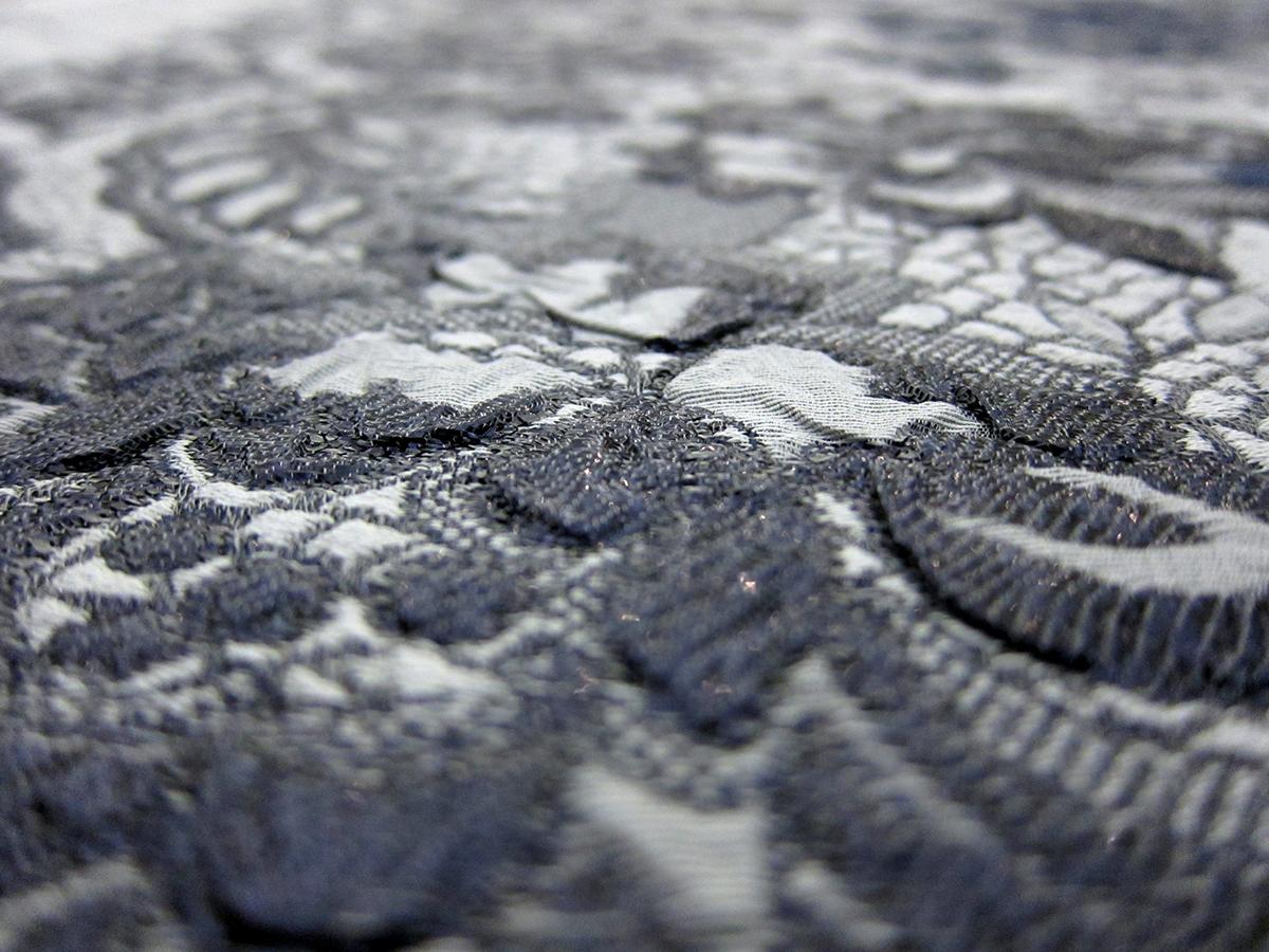 Metallic Silk Blend Organza Cloqué2