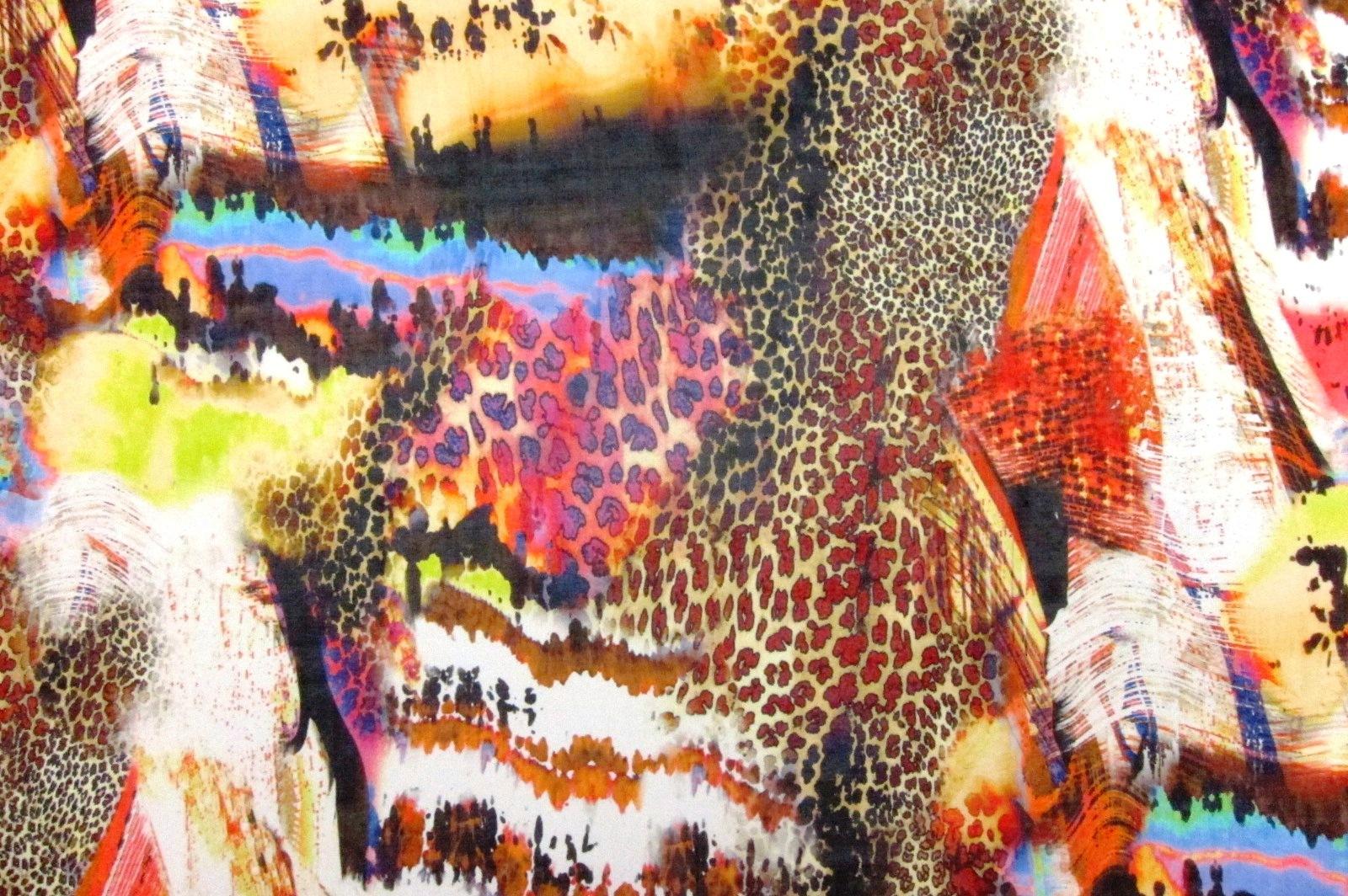 Printed Silk Chiffon0