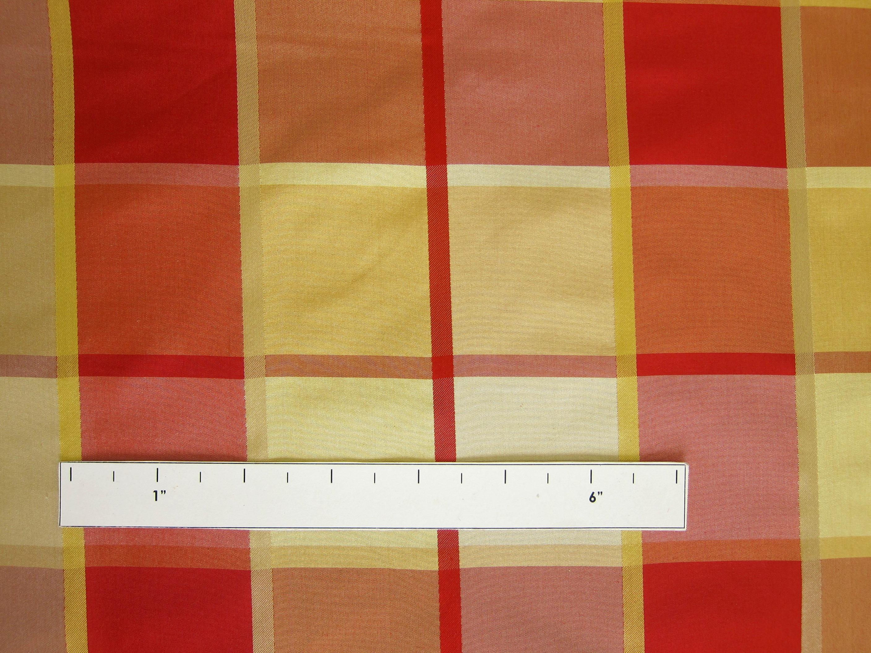 Silk Plaid Taffeta 1