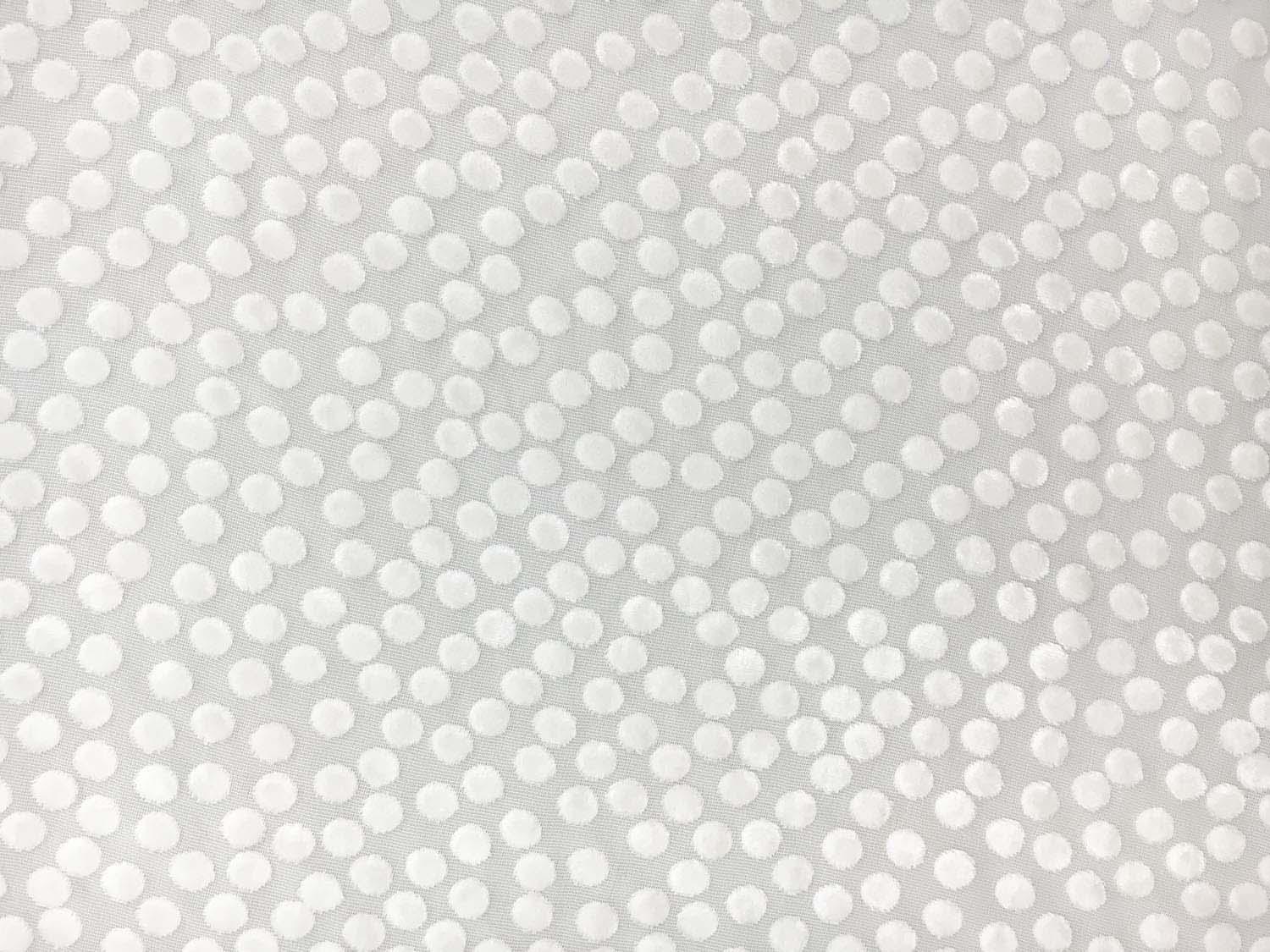 Silk and Rayon Burnout Velvet with Dots0