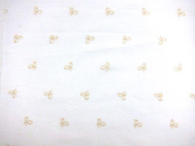 Embroidered Cotton Faille0
