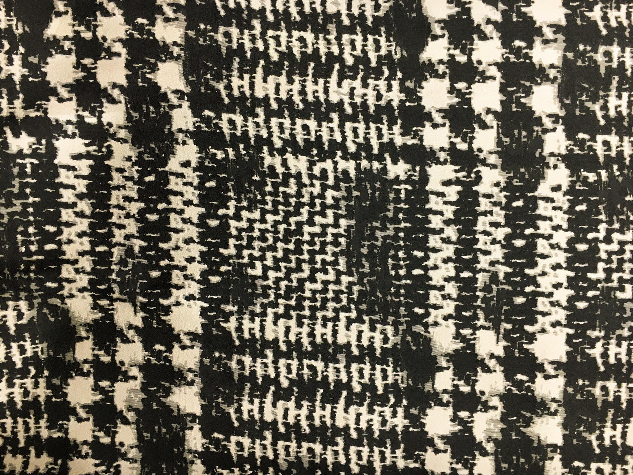 Silk Blend Acetate Jacquard0