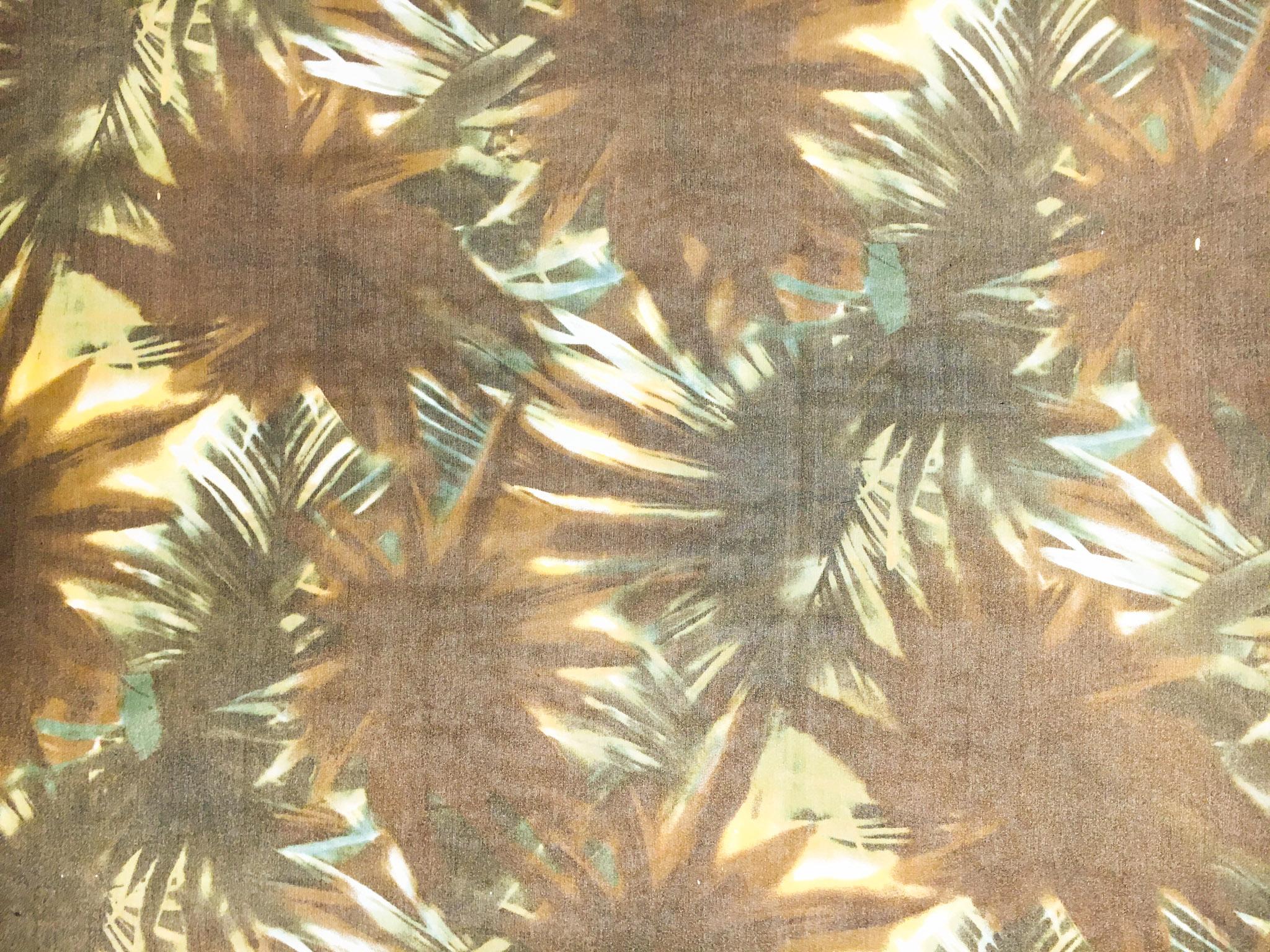 Metallic Printed Silk Chiffon0