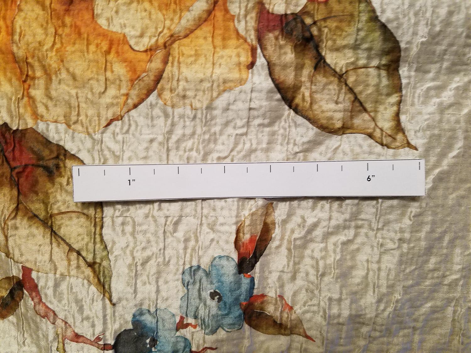 Printed Silk Cloque1