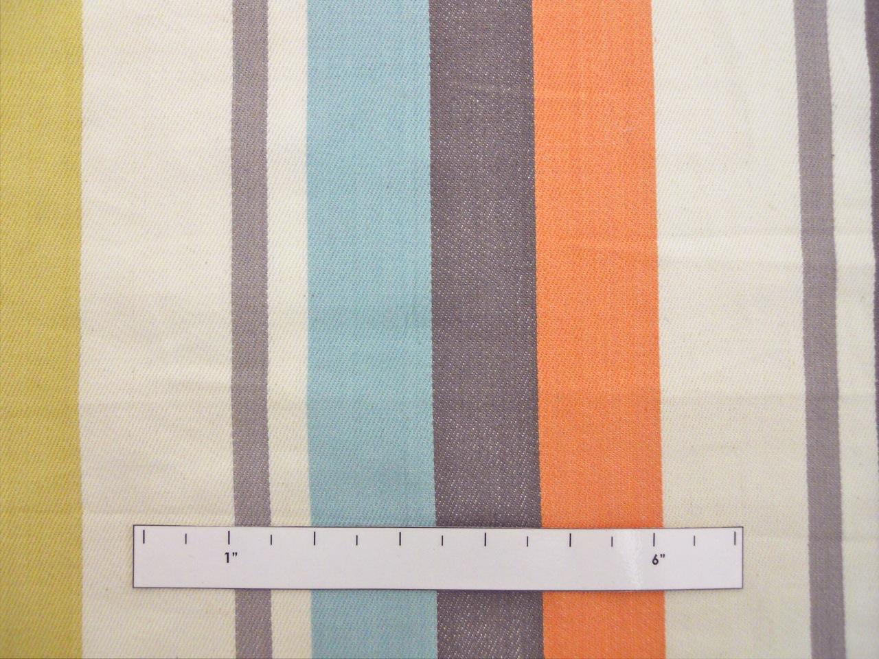 Cotton Woven Stripe in Vintage Multi1