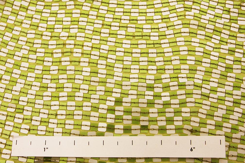 Sequins on Silk Chiffon1