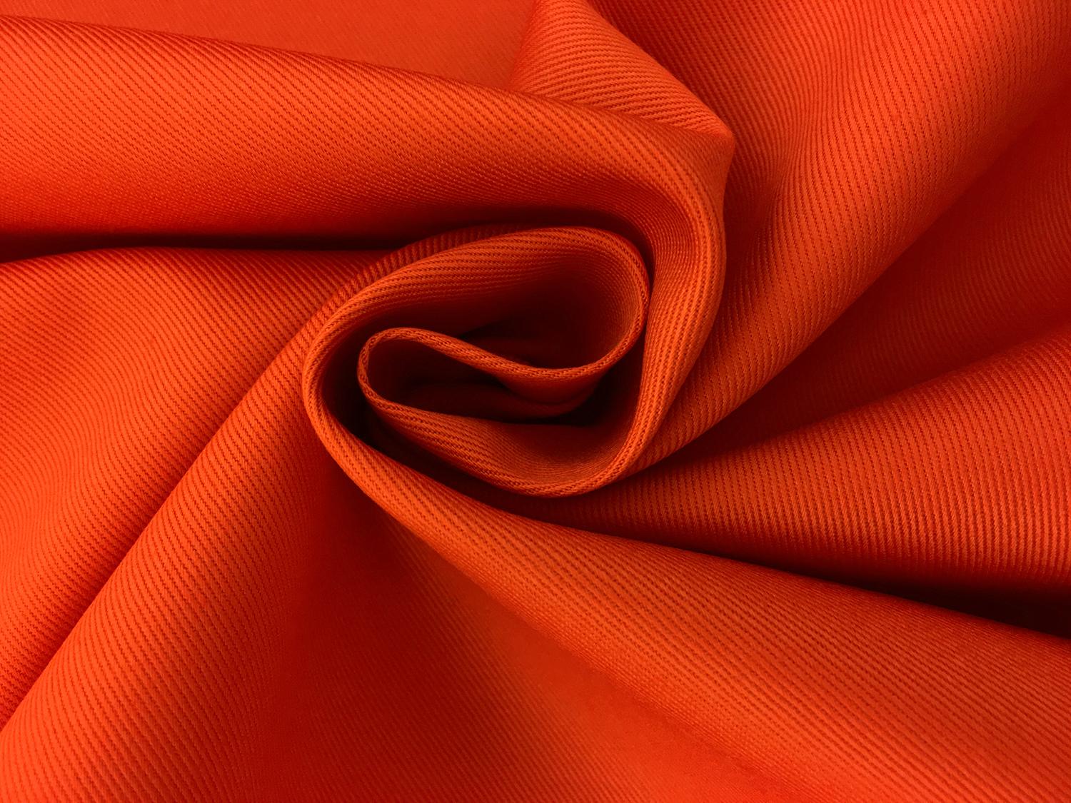 Japanese Cotton Kobe Twill in Flame1