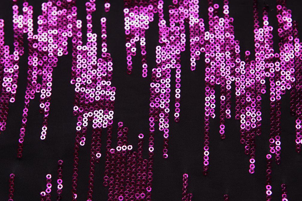 Mini Sequins on Poly Spandex0