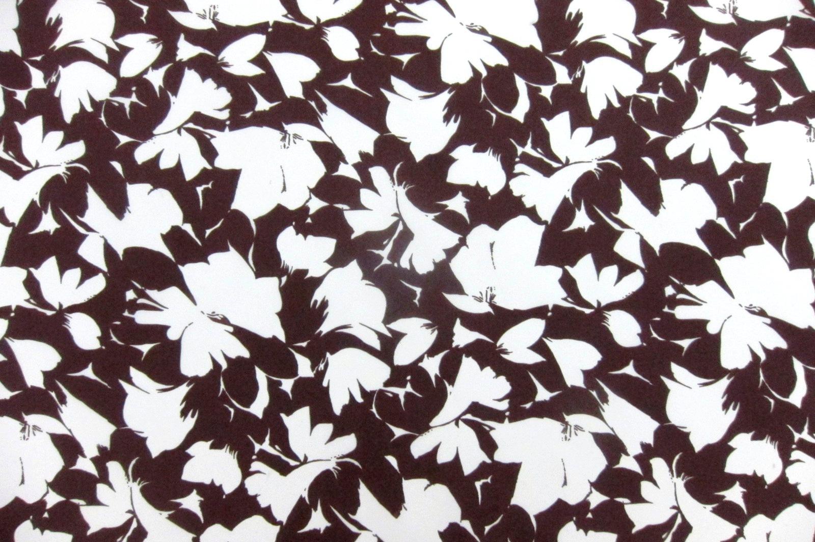 Printed Silk Satin Organza0