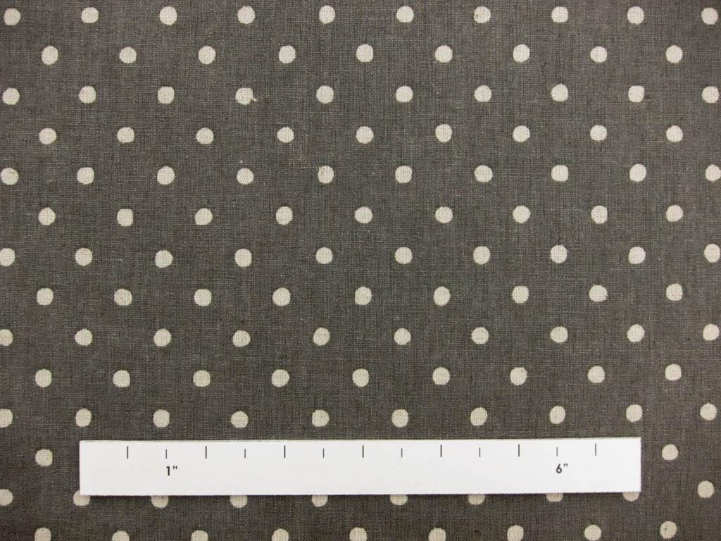 Japanese Cotton Linen Polka Dot Print1