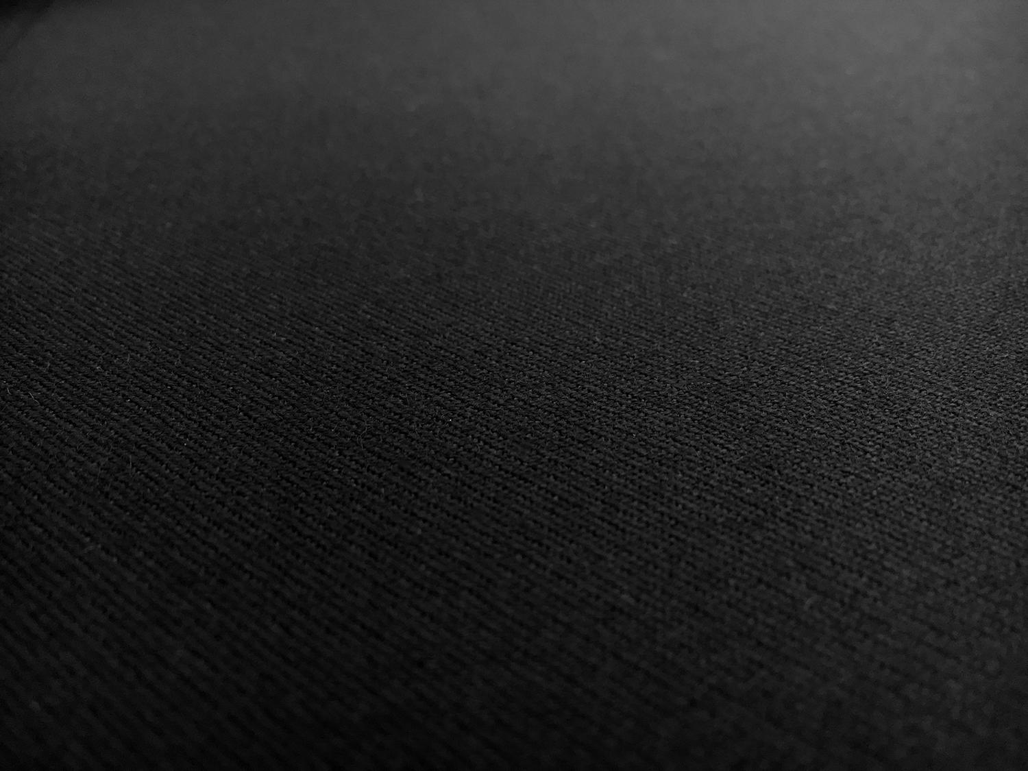Italian Merino Wool Covert Twill in Nero0