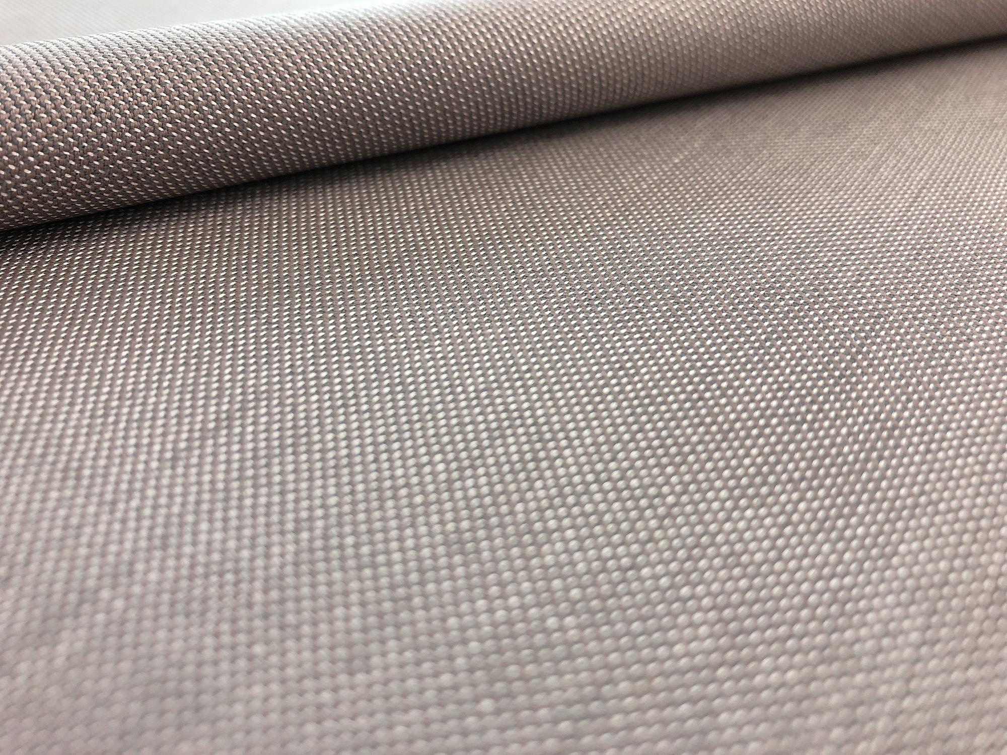 Wool Silk Blend Sharkskin Suiting in Wheat0