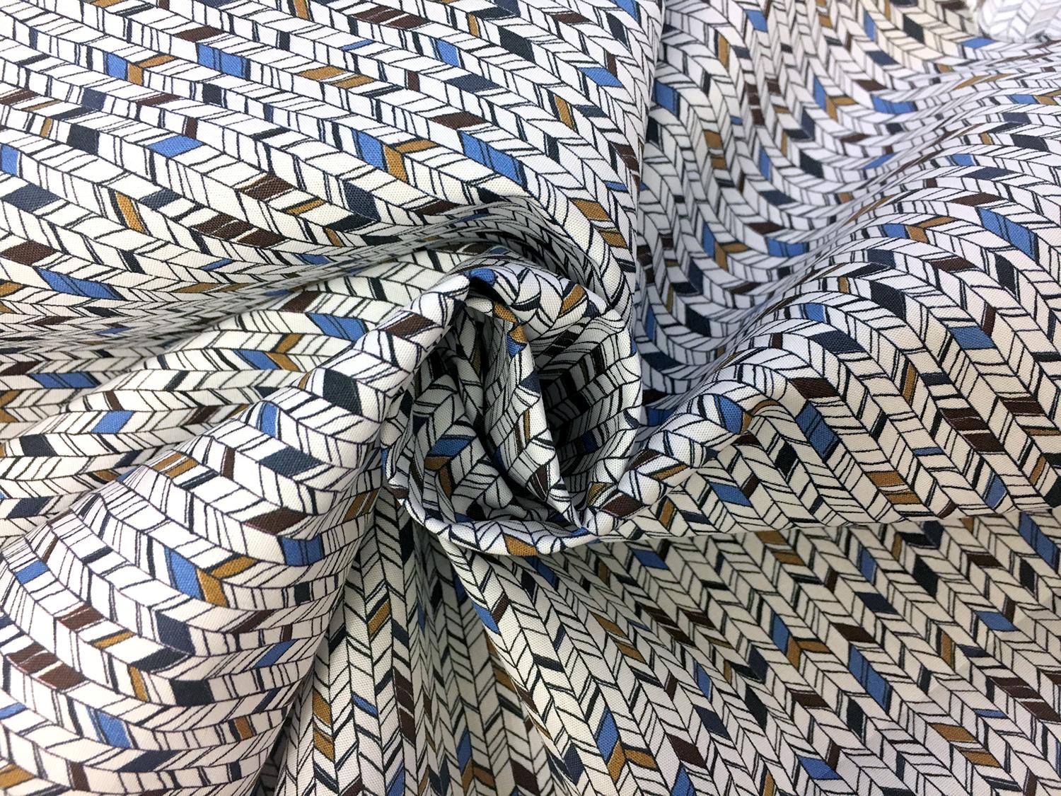 Cotton Broadcloth With Small Geometric Print1