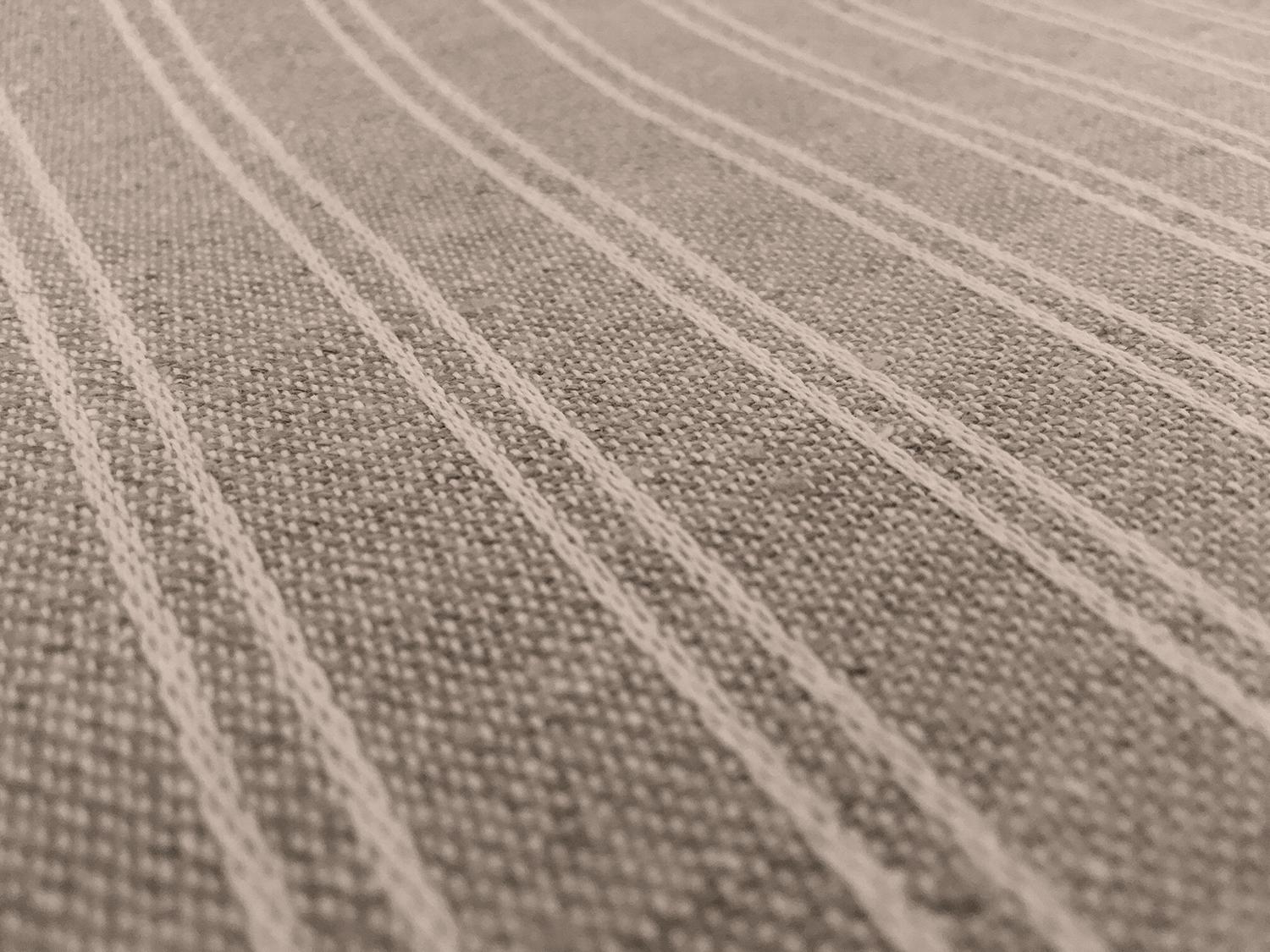 Linen Cotton Poly Striped Upholstery2