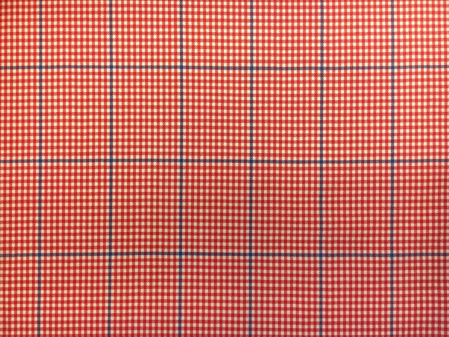 Ultralux Merino Wool Super 150s Plaid Suiting0