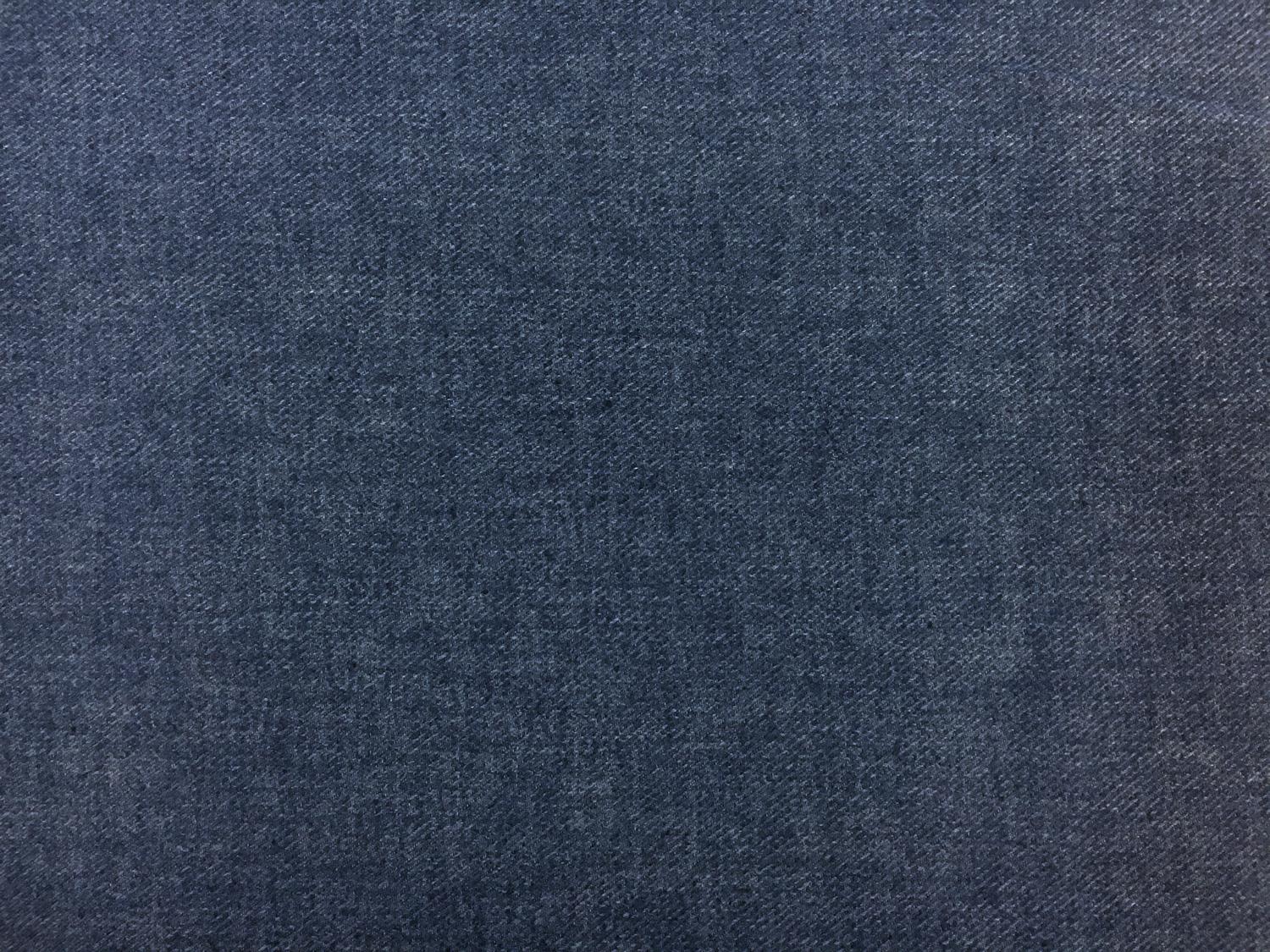 Poly Cotton Linen Blend Twill in Indigo0