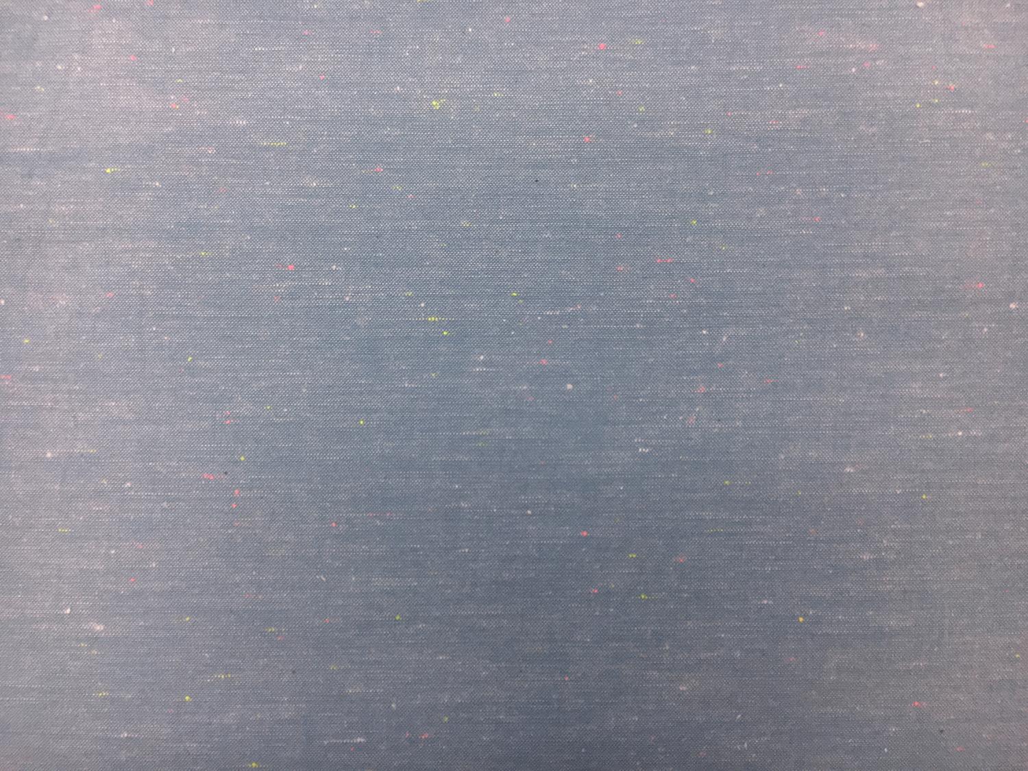 Cotton Chambray Novelty In Blue With Neon Specks0