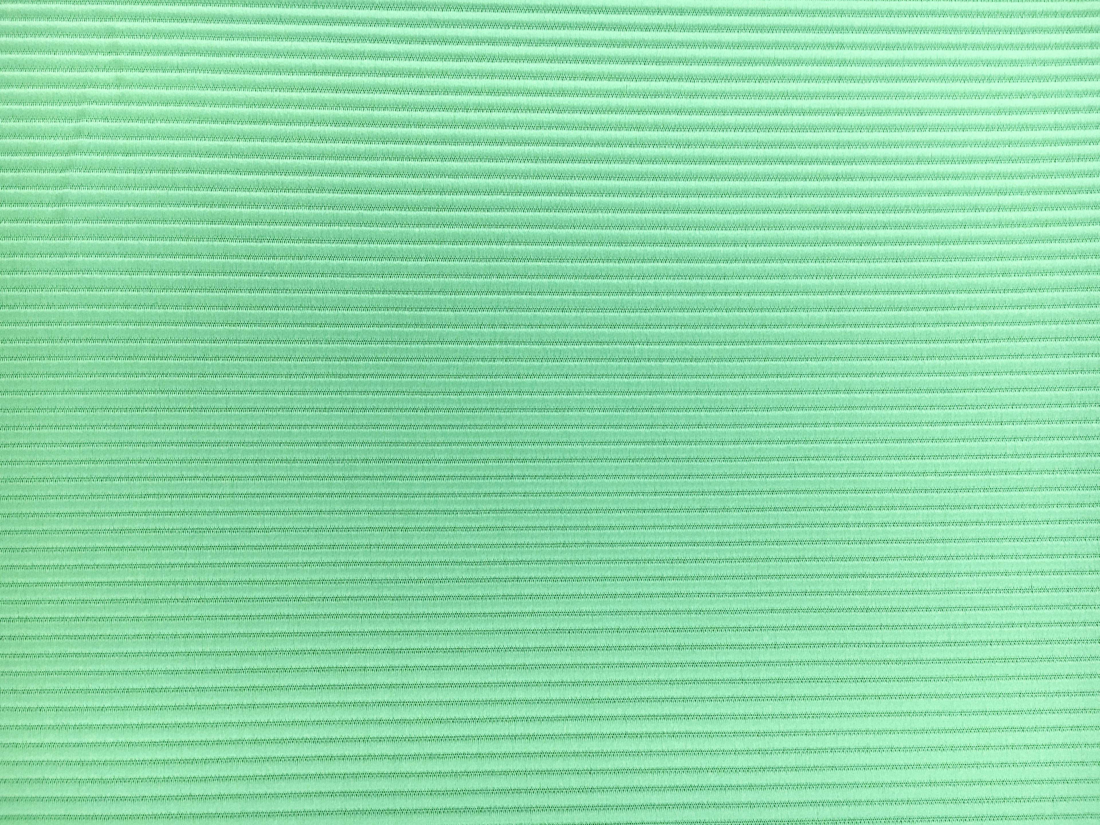 Italian Cotton and Acetate Ottoman in Turquoise0