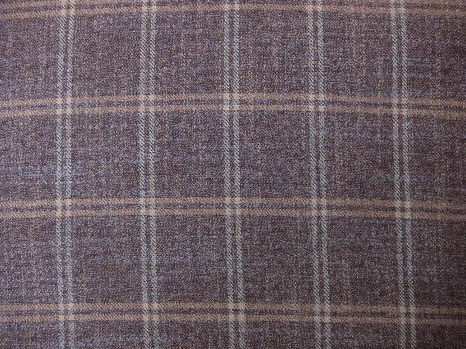 Italian Bamboo Plaid Suiting 0