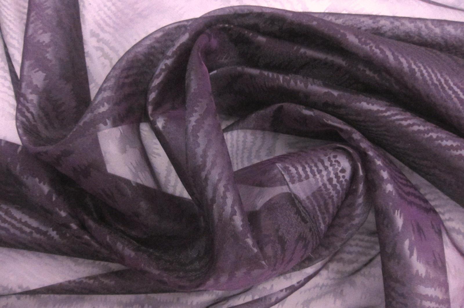 Iridescent Silk Blend Organza Moiré 0