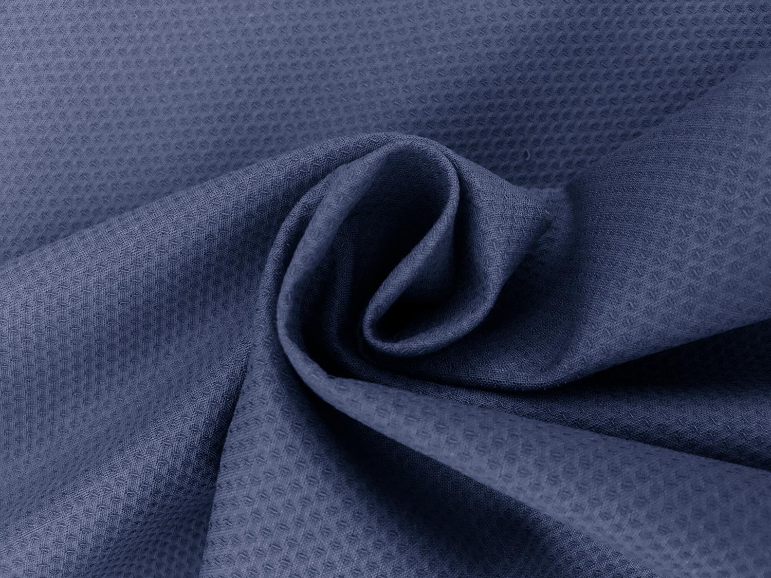 Italian Cotton Lycra Pique in Cornflower Blue2