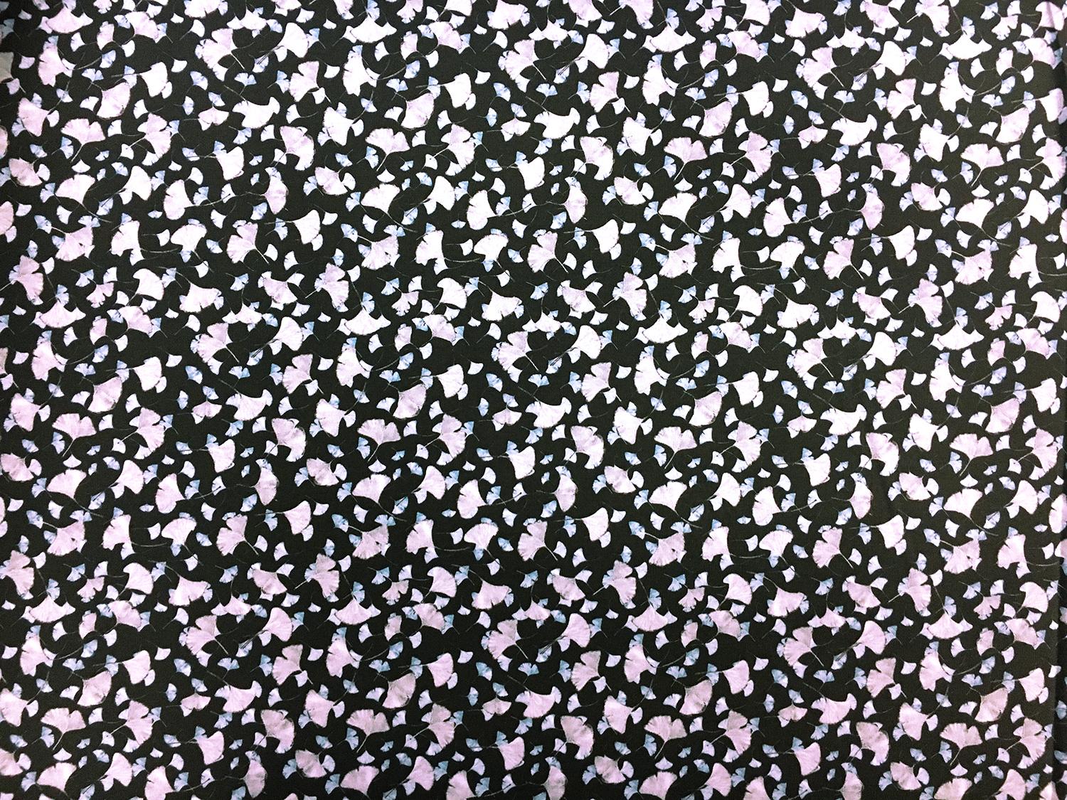 Cotton Broadcloth With Sweet Peas Floral Print0