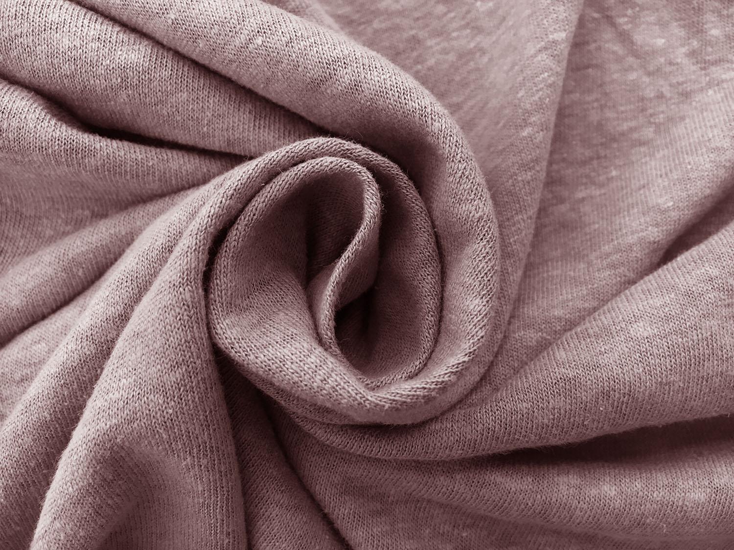 Hemp and Organic Cotton Jersey in Mauve1