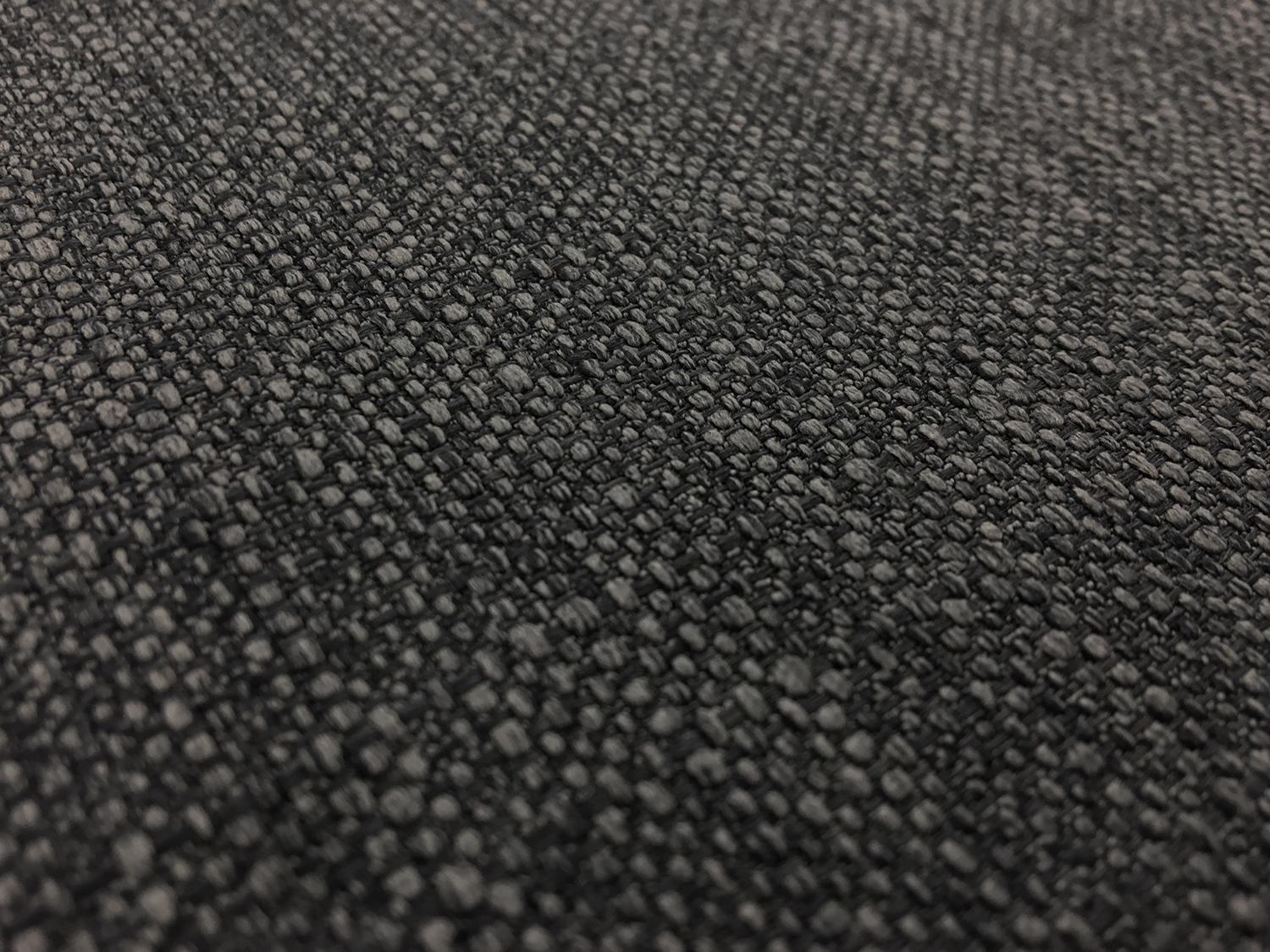 Linen Look Poly Upholstery in Charcoal0