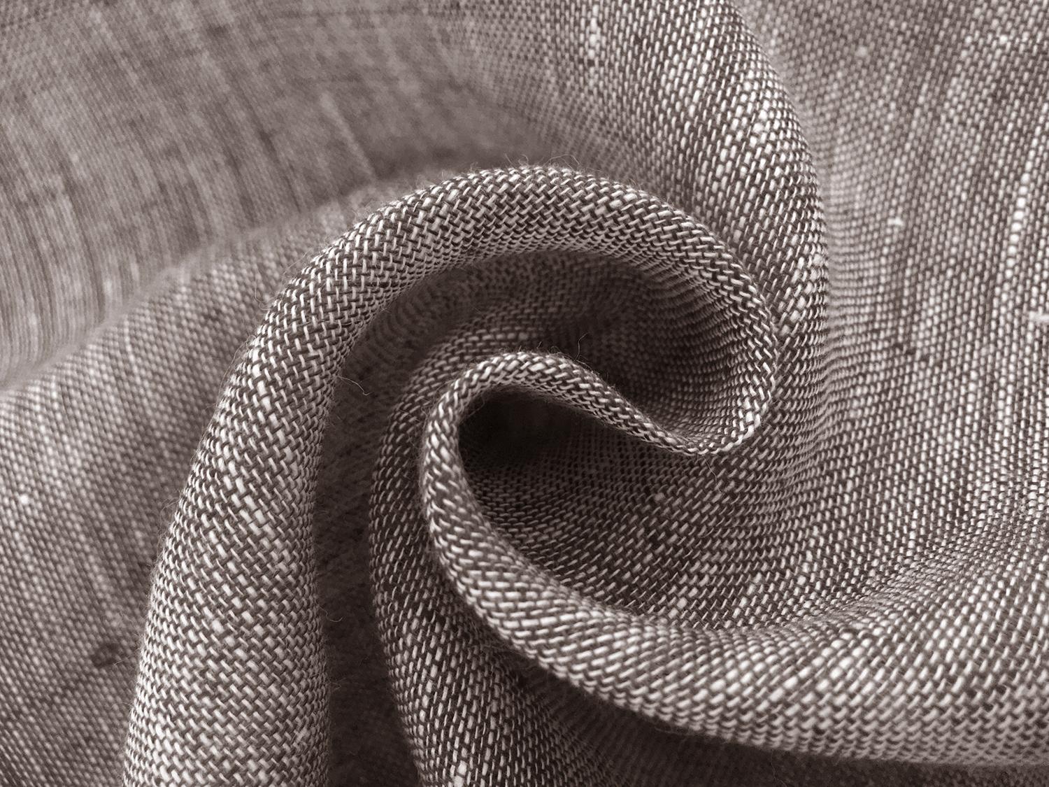 Iridescent Linen Mesh in Brown and White1