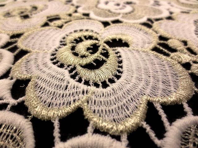 Metallic Guipure Lace2