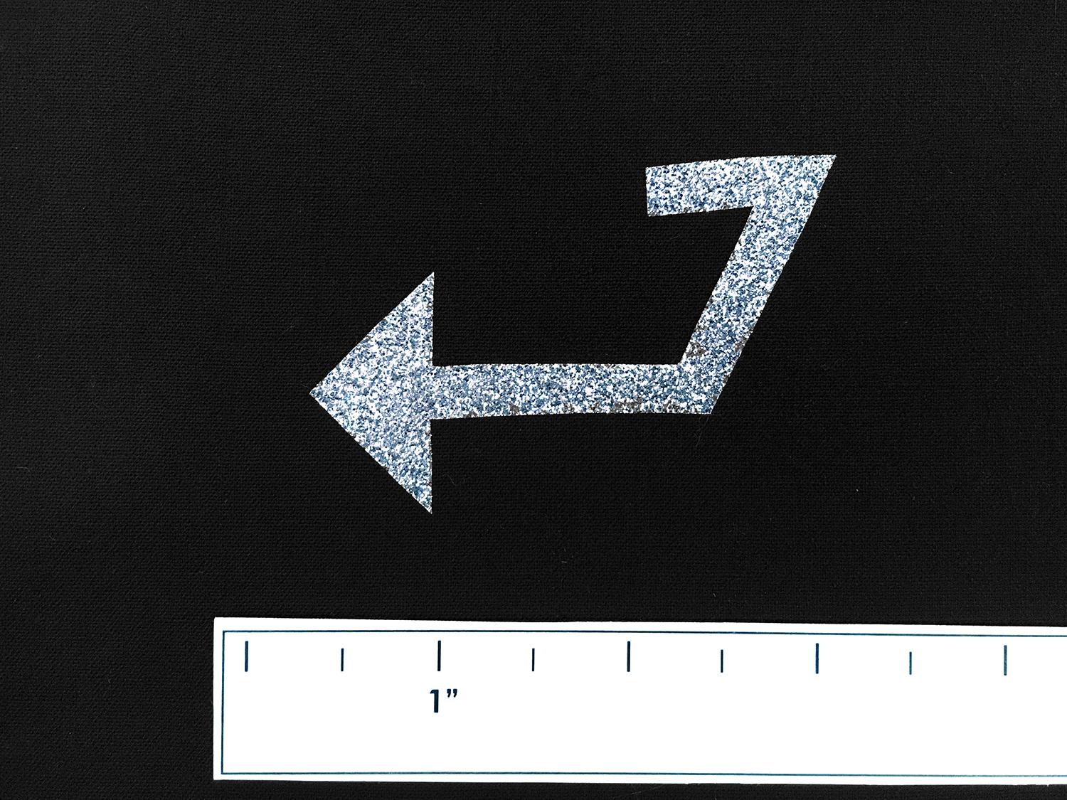 Heat Transfer Polyester Glitter Adhesive in Light Blue4