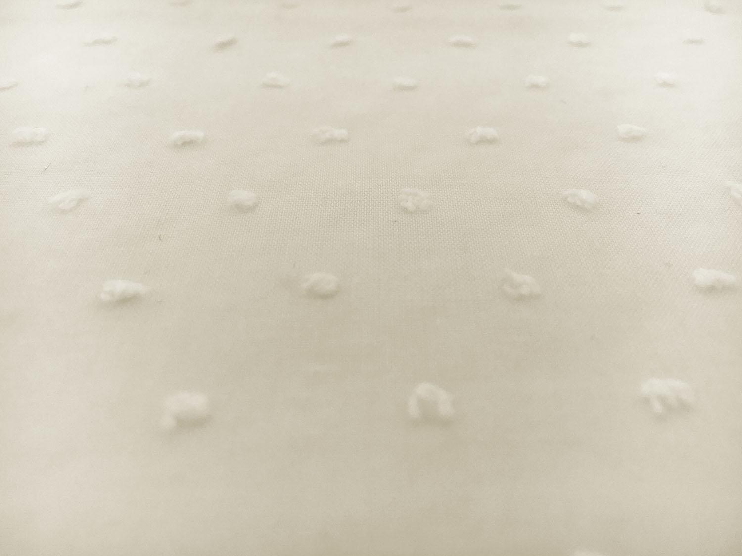 Cotton Poly Swiss Dot in Ivory0
