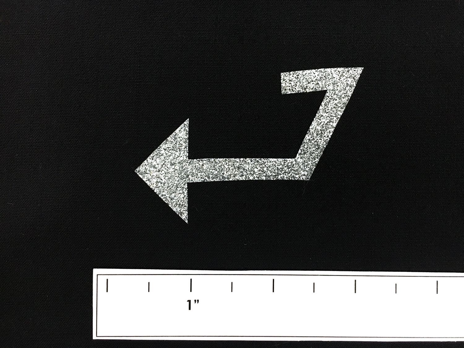 Heat Transfer Polyester Glitter Adhesive in Silver4