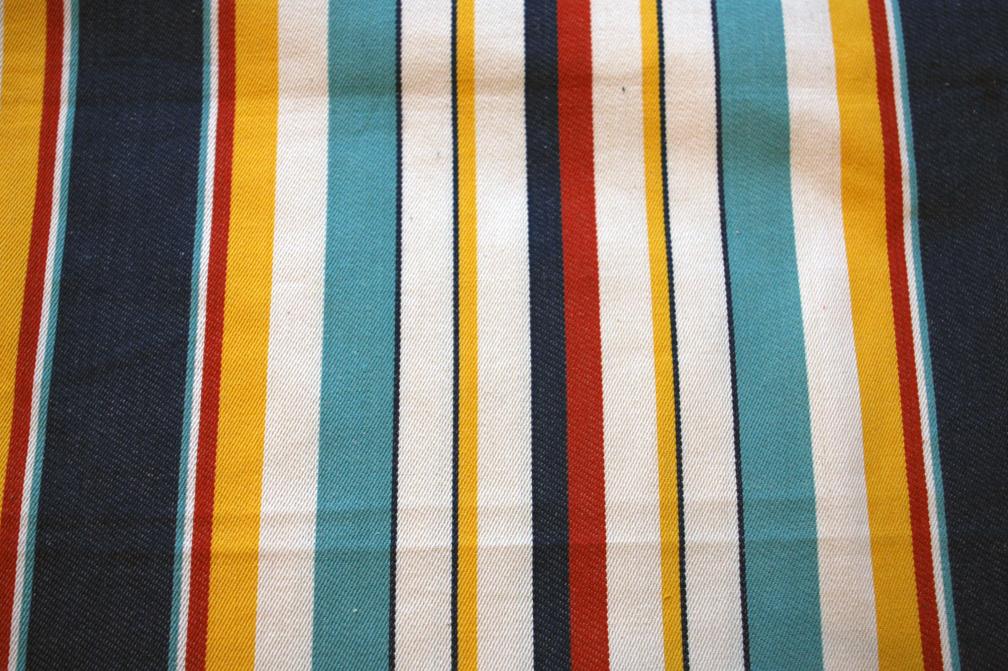 Cotton Canvas Stripe in Multi1