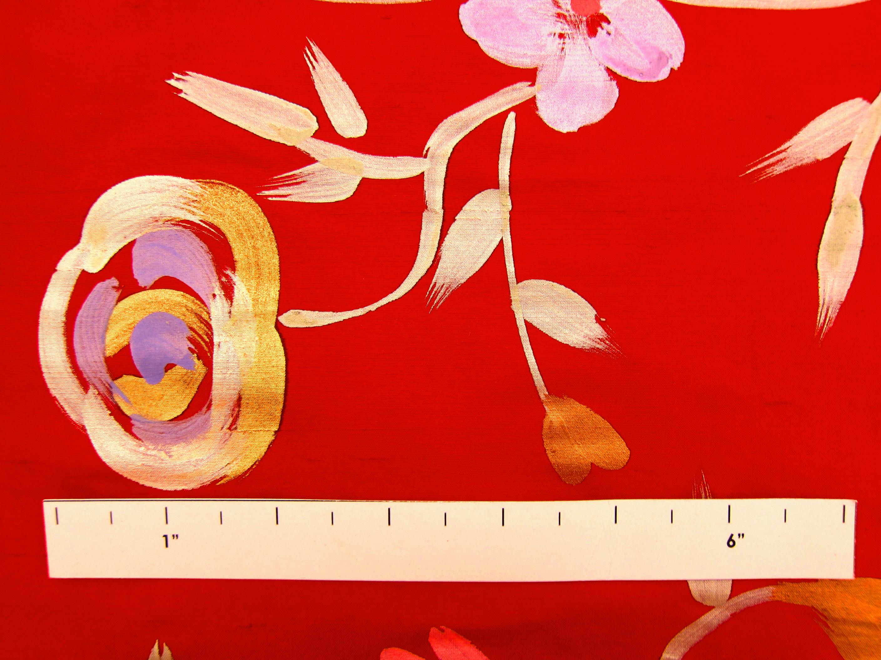 100% Silk Printed Shantung1