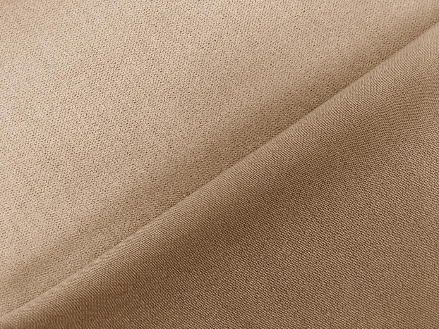 Italian Wool Satin Faille in Khaki0