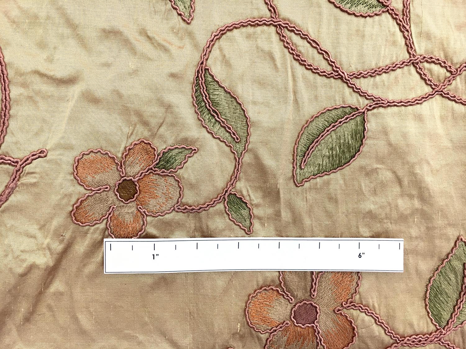 Embroidered Silk Shantung1