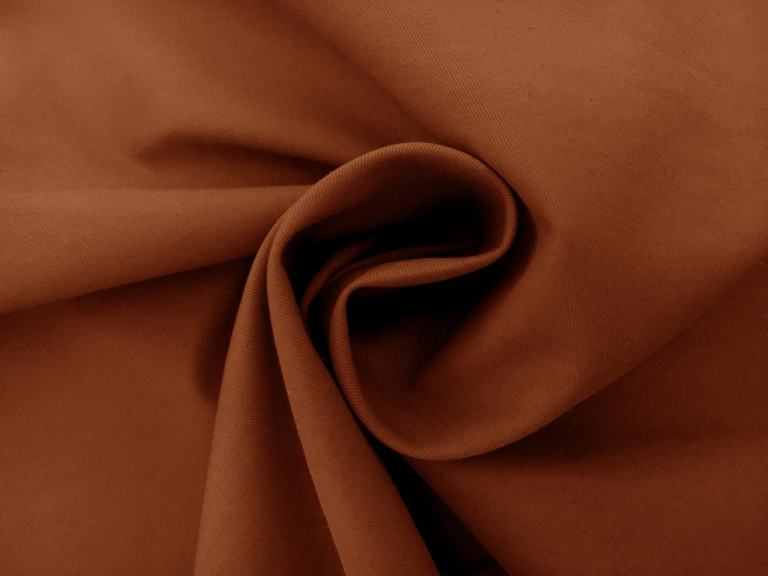 Japanese Water Repellent Cotton Nylon in Rust1