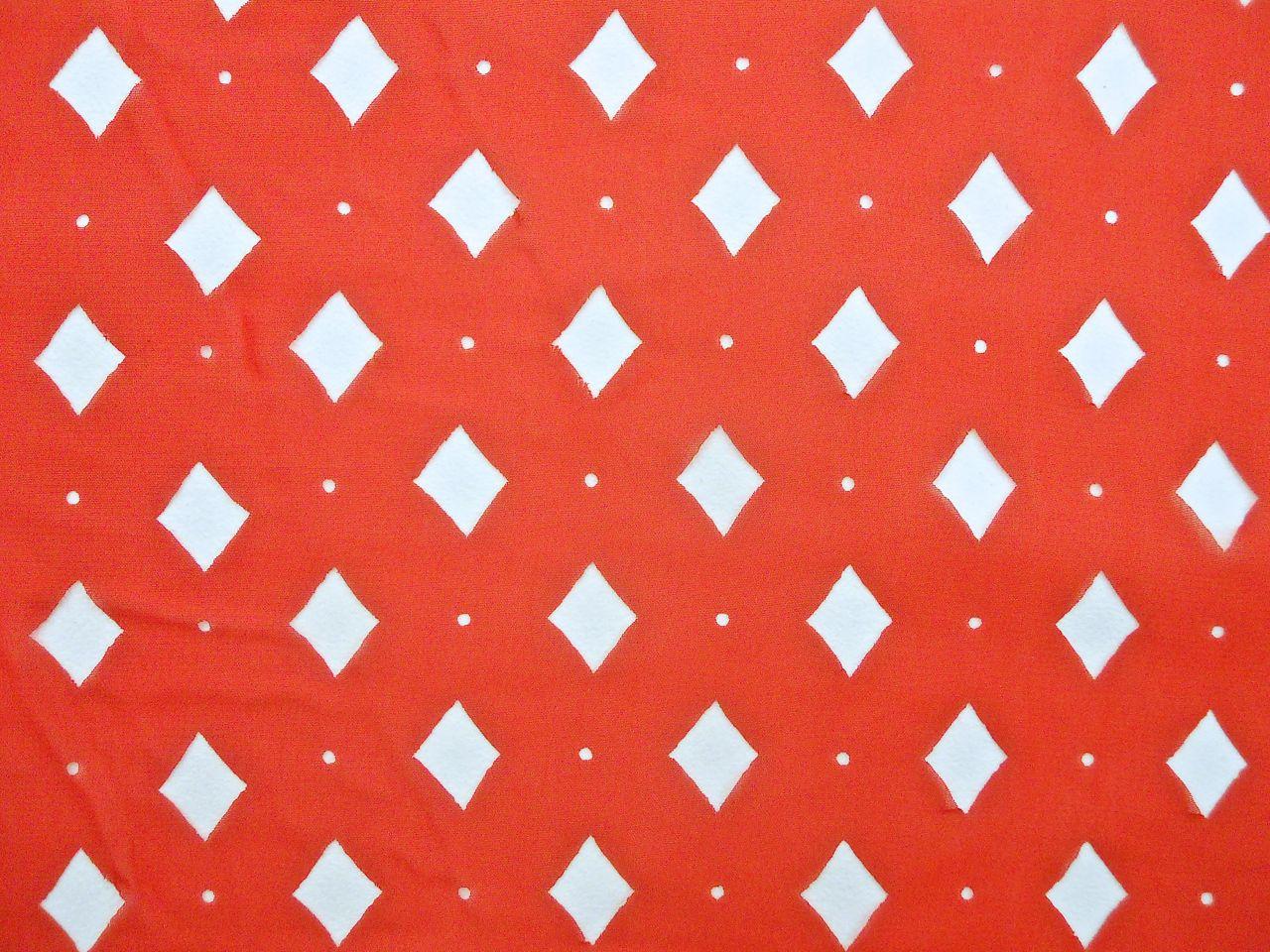 Laser Cut Polyester Chiffon0