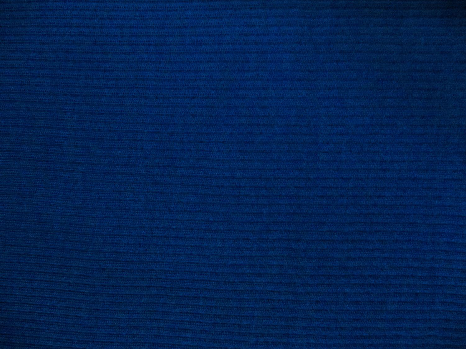 Virgin Wool Rib Knit in Royal2