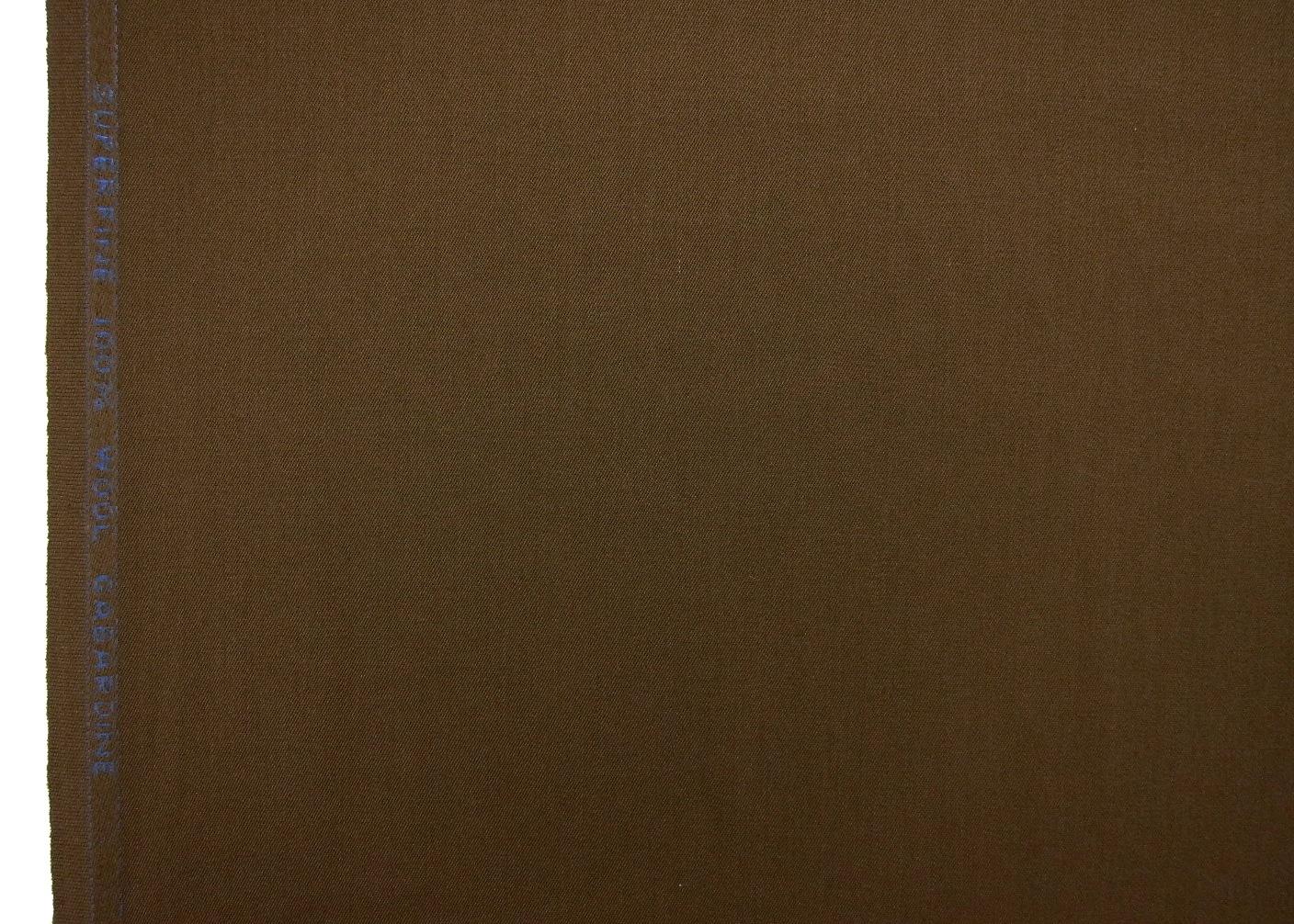 Wool Gabardine in Chocolate0